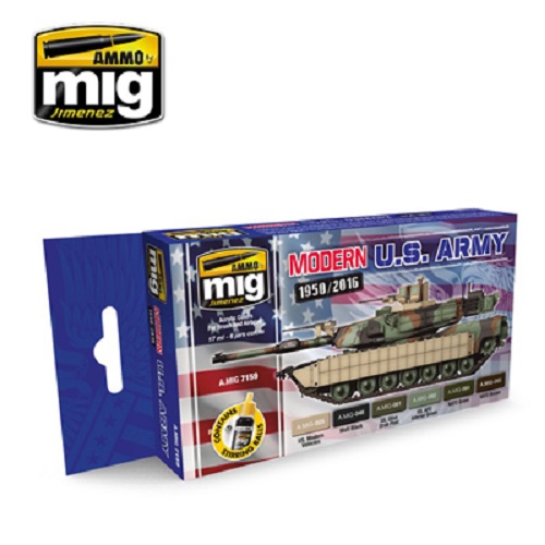 Ammo Mig A.MIG7159 Modern US Army Paint Set